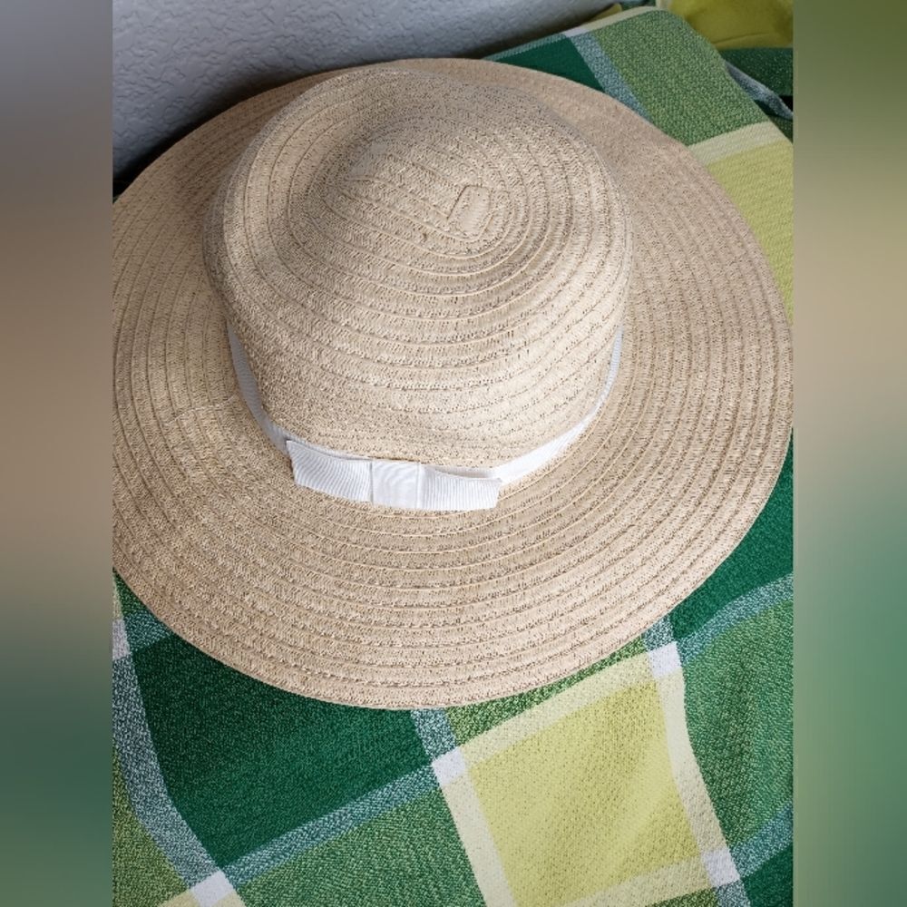 Gymboree S Color Beige Paper Blend Women's Summer Hat